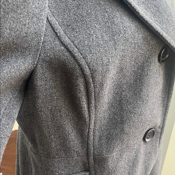 EUC Style & Co. Gray Trench Coat (L) - Picture 7 of 10